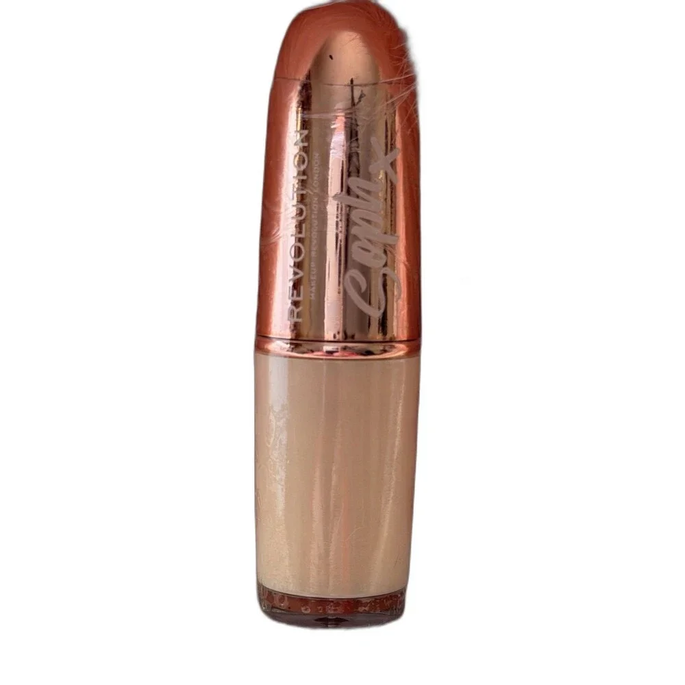Revolution x Soph Nude Lipstick Fudge Deep Brown Nude Creamy Satin NEW